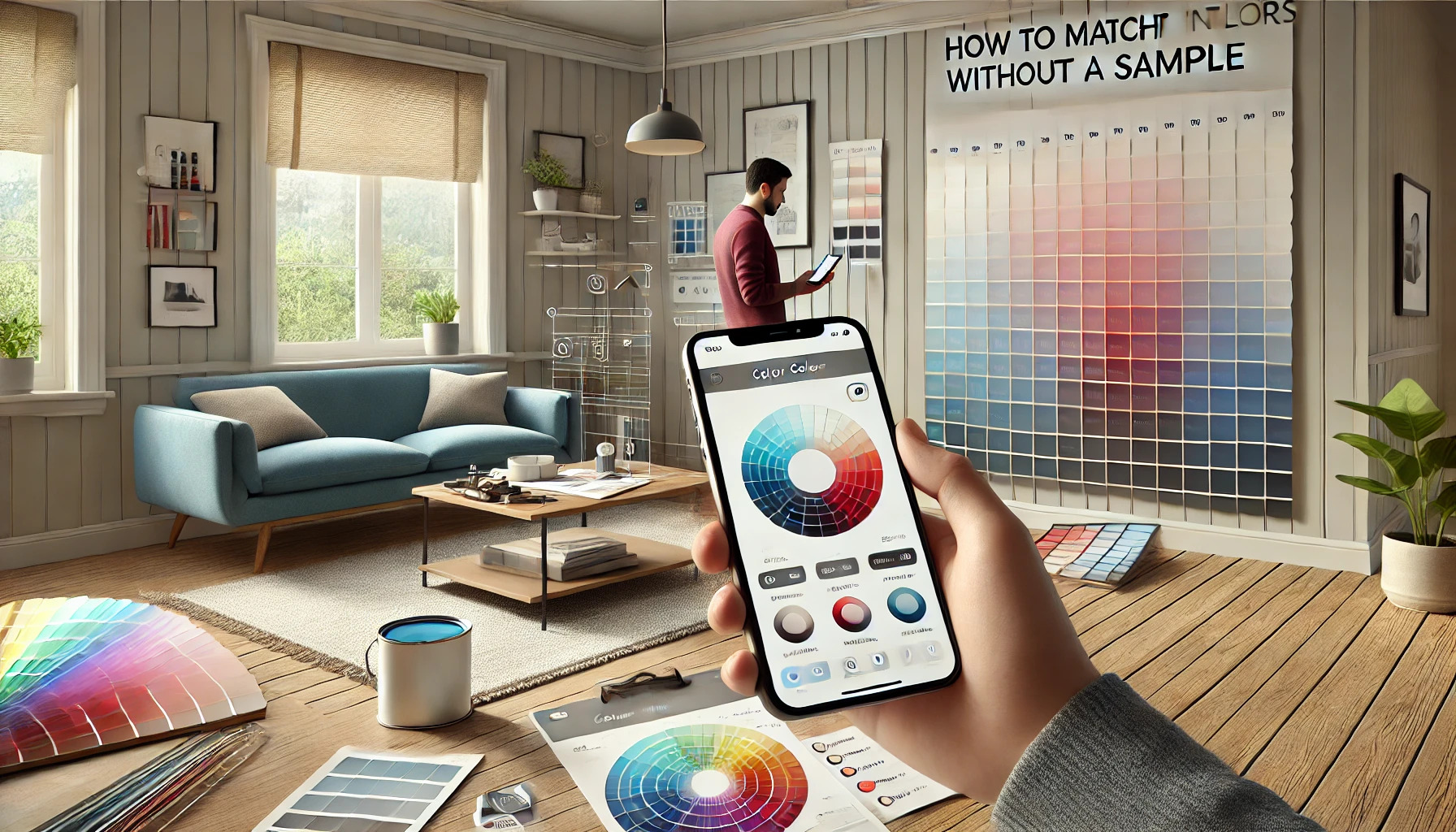 How to Match Paint Colors Without a Sample